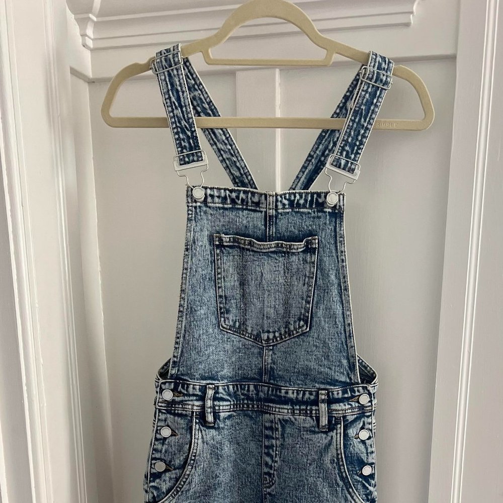 Blank NYC Acid Wash Denim Overalls, originally purchased on Revolve - Size 25